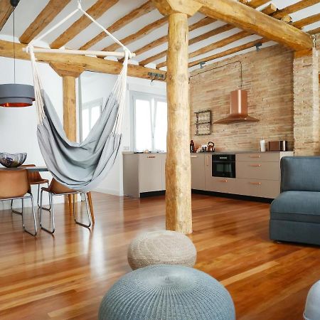 Апартаменты Lux Wood Loft With Air Con & Lift Логроньо Экстерьер фото
